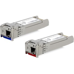 Module SFP+ Ubiquiti UFiber, single-mode, conector LC, TX:1270nm, RX:1330nm, 10km, 10Gbps, Pachet de 2 de Bucăți - UF-SM-10G-S